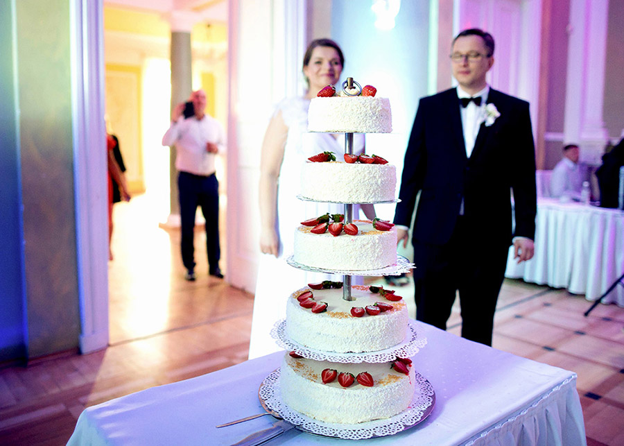 Dagmara and Rafał's wedding cake Centralna Biblioteka Rolnicza, Warsaw